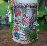 Patriotic Primitive Candle LED
