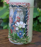 Patriotic Primitive Candle LED