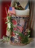 Patriotic Primitive Candle LED