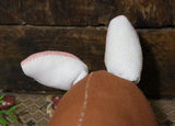 Amish Rabbit Handmade Basket Easter Gathering