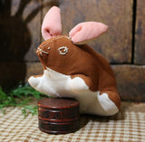 Amish Rabbit Handmade Basket Easter Gathering