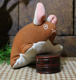 Amish Rabbit Handmade Basket Easter Gathering