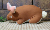 Amish Rabbit Handmade Basket Easter Gathering