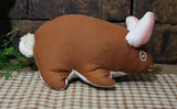 Amish Rabbit Handmade Basket Easter Gathering
