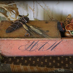 Valuable Box Salmon Paint Monogram Nice