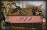 Valuable Box Salmon Paint Monogram Nice