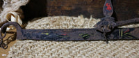Balance Scale Diminutive Size Tole Painted with Hearts