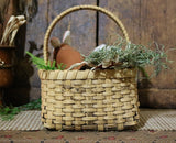 Amish Rabbit Handmade Basket Easter Gathering