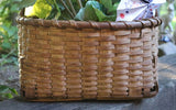 Market Splint Patriotic Basket with Flowers and Flag