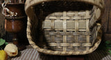 Amish Rabbit Handmade Basket Easter Gathering