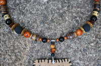 Autumn Tree of Life Primitive Necklace