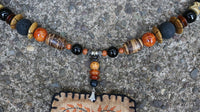 Autumn Tree of Life Primitive Necklace
