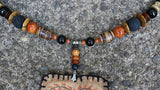 Autumn Tree of Life Primitive Necklace