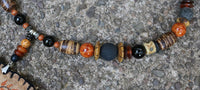 Autumn Tree of Life Primitive Necklace