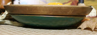 Bowl Squash Green Paint Unique
