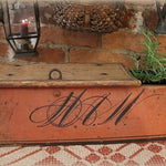 Valuable Box Salmon Paint Monogram Nice