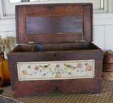 Miniature Pennsylvania Blanket Chest Paint Decorated