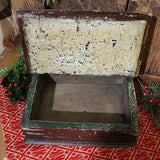 Early Document Box Book and Decorated Tree