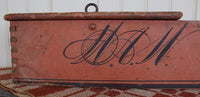 Valuable Box Salmon Paint Monogram Nice