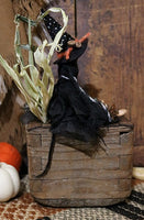Early 19th Century Mortised Box Halloween Witch