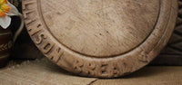 Breadboard Advertising Allinson with Carved Sheffield Knife