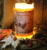 Carved German Breadboard and Turkey Candle Gathering