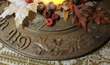 Carved German Breadboard and Turkey Candle Gathering