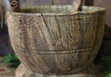 Mortar Early Black Ash Burl with Spoon