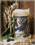 Candle Crow in Cornfield Autumn LED