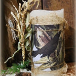 Candle Crow in Cornfield Autumn LED