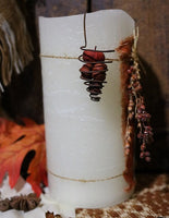 Candle Autumn Window LED