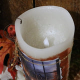 Candle Autumn Window LED