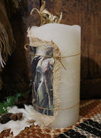 Candle Crow in Cornfield Autumn LED