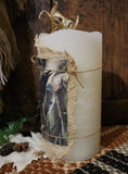 Candle Crow in Cornfield Autumn LED