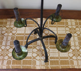 Trammel Heart Finial and Four Arm Candle Holder