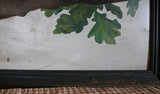 19th Century Folk Art Kittens on Branch Painting Ex Norman Rockwell Collection