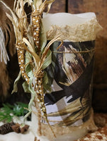 Candle Crow in Cornfield Autumn LED