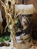 Candle Crow in Cornfield Autumn LED