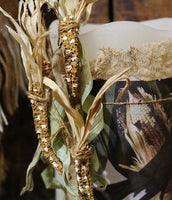 Candle Crow in Cornfield Autumn LED