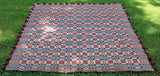 Antique Pennsylvania Overshot Coverlet - Sunrise & Star Pattern