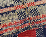 Antique Pennsylvania Overshot Coverlet - Sunrise & Star Pattern