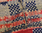 Antique Pennsylvania Overshot Coverlet - Sunrise & Star Pattern