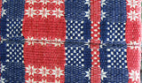Antique Pennsylvania Overshot Coverlet - Sunrise & Star Pattern