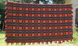 Antique Pennsylvania Overshot Coverlet - Sunrise & Star Pattern