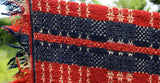 Antique Pennsylvania Overshot Coverlet - Sunrise & Star Pattern