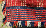 Antique Pennsylvania Overshot Coverlet - Sunrise & Star Pattern