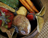 Dry Measure with folk Art Vegetables