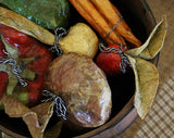 Dry Measure with folk Art Vegetables