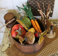 Dry Measure with folk Art Vegetables