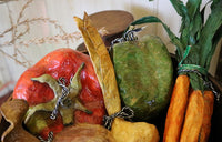 Dry Measure with folk Art Vegetables